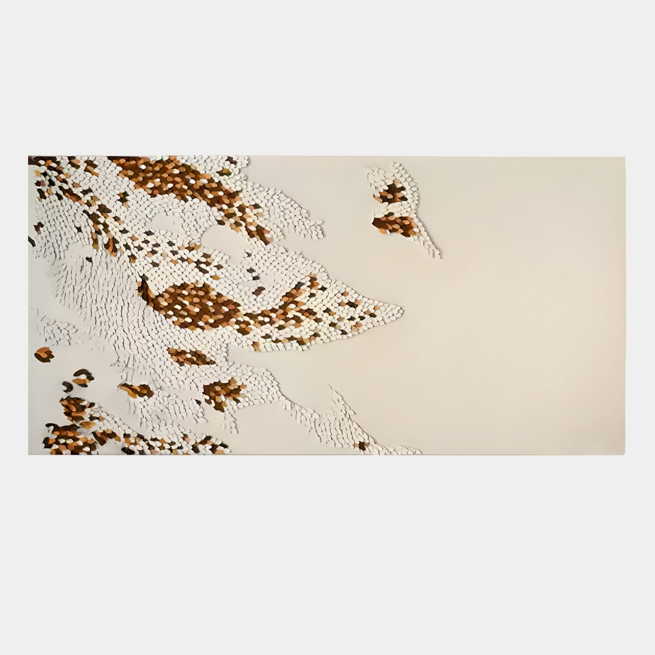 Scalora Copper Fragmented Leather 3D Wall Art
