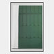 Trivaro Green Panel I Wood Carving 3D Wall Art