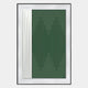 Trivaro Green Panel II Wood Carving 3D Wall Art
