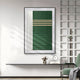 Trivaro Green Panel III Wood Carving 3D Wall Art