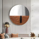 Vantara Copper & Black Leather Mirror 3D Wall Art