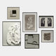 Terrisma 6-Set Neutral Textured Framed 3D Wall Art
