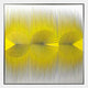 Vectra Yellow Orbital Gradient Leather 3D Wall Art