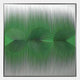Vectra Green Orbital Gradient Leather 3D Wall Art