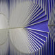 Vectra Purple Orbital Gradient Leather 3D Wall Art