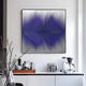 Vectra Purple Chevron Gradient Leather 3D Wall Art