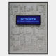 The Illume Techscape 3D LED Wall Art by Giant Sculptures features a blue-lit NTT DATA NTT DATA MSE Corporation sign on a textured techscape background, creating a bold, modern tech vibe.