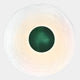 The Ventus Emerald Surge Wood Carving 3D LED Wall Art by Giant Sculptures features a circular abstract design with an emerald center, concentric textured white rings, and subtle shadows on a light gray background.