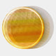 The Chromia Golden Horizon Acrylic 3DLED Wall Art by Giant Sculptures is a round wall-mounted lamp featuring overlapping translucent yellow and white panels, fine horizontal lines, and a modern sunset-inspired artistic vibe.