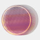 The Chromia Orchid Twilight Acrylic 3D LED Wall Art by Giant Sculptures features a translucent layered design with pink and purple gradients and a glowing yellow accent, perfect for enhancing any modern aesthetic.