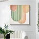 Dravena Green & Blush Harmony Ribbon 3D Wall Art