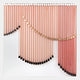 Dravena Warm Coral Elegance Ribbon 3D Wall Art