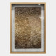The Brivora Golden Bronze Gradient Textured 3D Wall Art by Giant Sculptures features a dense array of small, cylindrical brown and tan elements that form a stunning gradient pattern from light to dark, adding eye-catching texture to your walls.