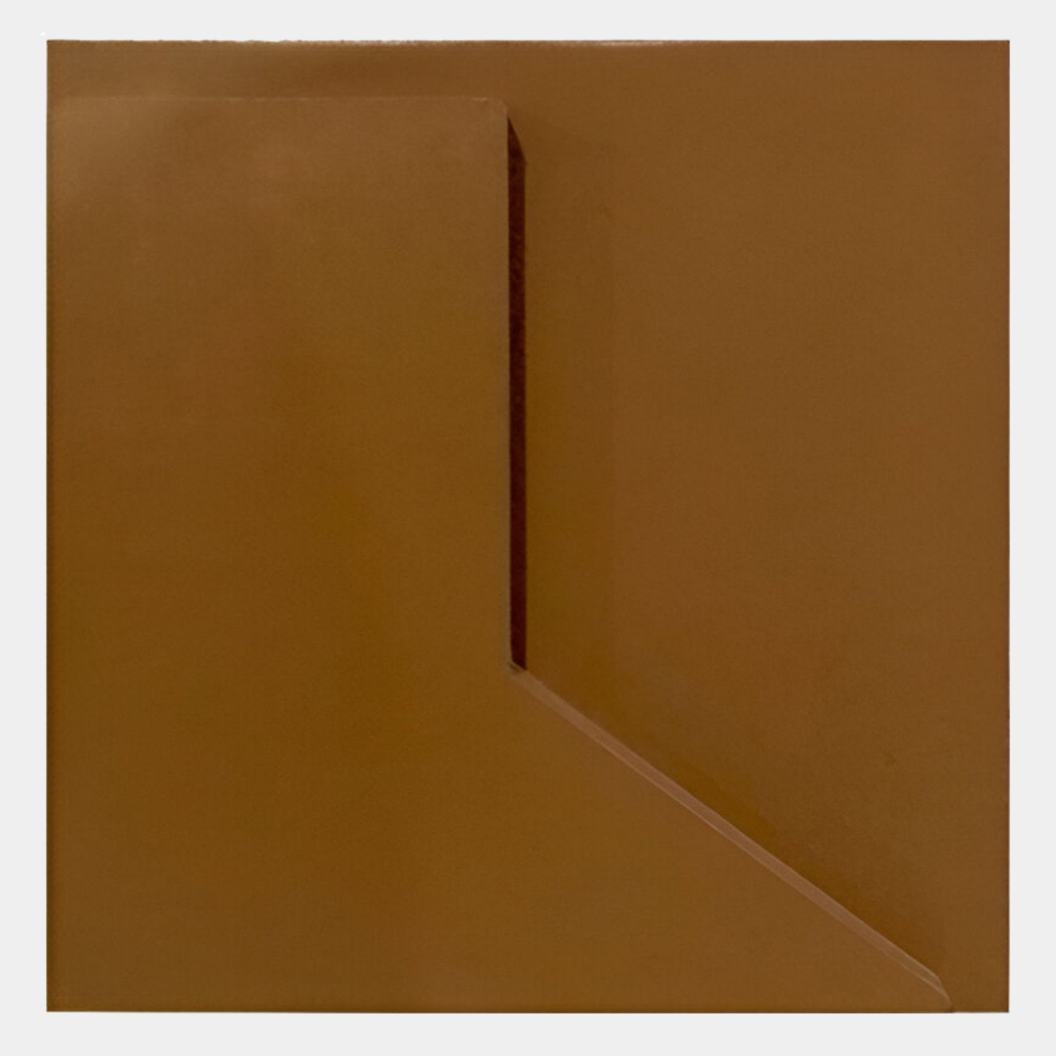 Cavora Umber Fold Carved Hand-Painted 3D Wall Art