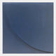 Cavora Blue Crescent Carved Hand-Painted 3D Wall Art