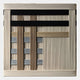 Tessella Walnut & Slate Interwoven Yarn 3D Wall Art
