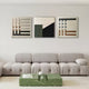 Tessella Blue & Sand Interwoven Yarn 3D Wall Art