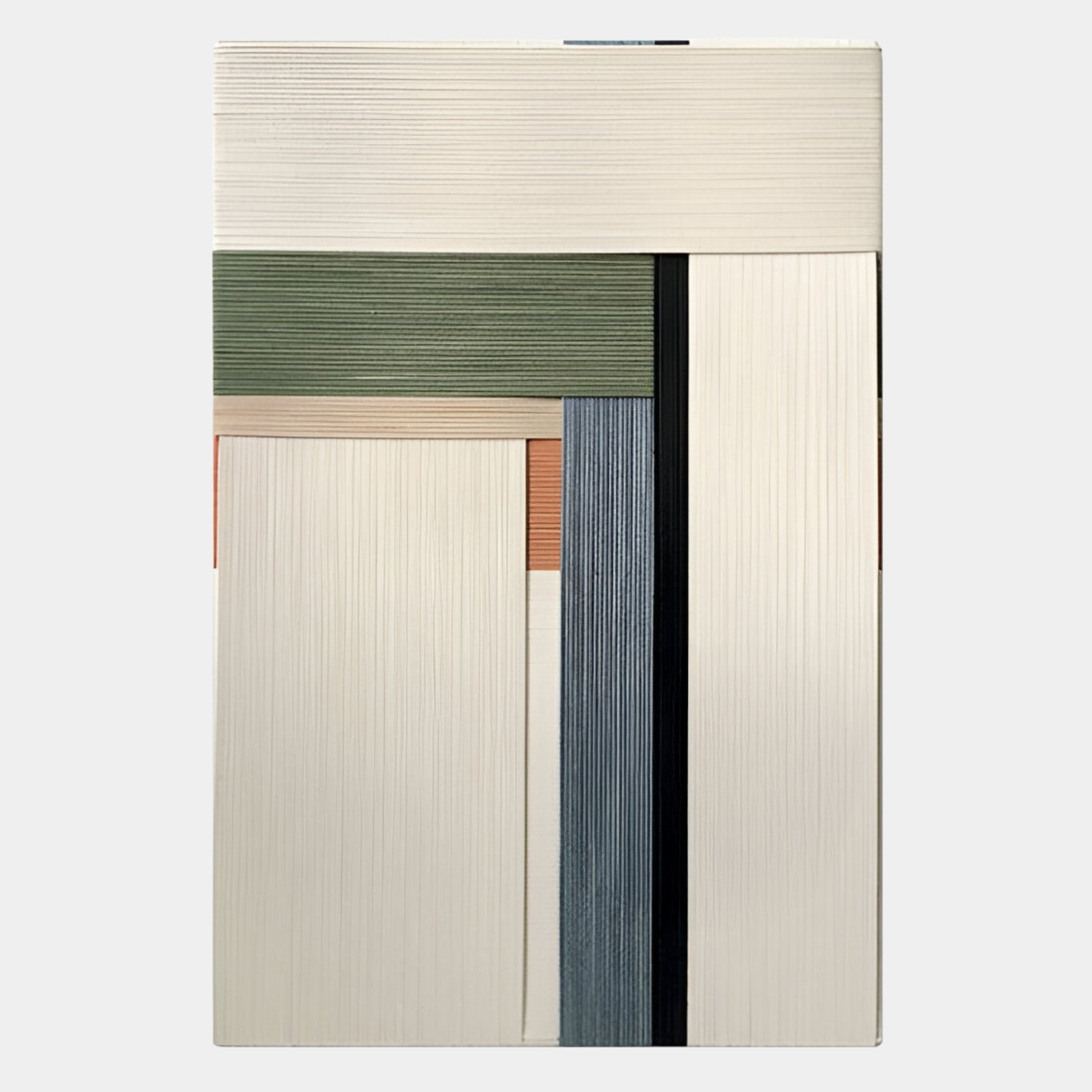 Tessella Cream & Sage Interwoven Yarn 3D Wall Art