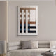 Tessella Blue & Walnut Interwoven Yarn 3D Wall Art
