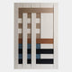 Tessella Blue & Walnut Interwoven Yarn 3D Wall Art