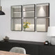 Quadria 6-Panel Grid Wall Mirror