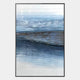 Sevara Deep Blue Layered Hand-Painted 3D Wall Art