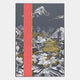 Yinjaro Crimson & Gold Temple Landscape 3D Wall Art