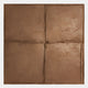 The Terracrecta Cocoa Brown Painted Textured Square 3D Wall Art by Giant Sculptures features a rustic, uneven surface with raised seams dividing it into four squares, adding dimension and style to your space.