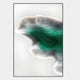 The Stratona Green Contour Layered Wood Relief 3D Wall Art by Giant Sculptures features wavy green, black, and white lines for a topographic effect. This abstract piece adds depth and organic style to any space with its three-dimensional layered design.