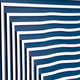 The Linscape Blue Linear Wood Relief 3D Wall Art by Giant Sculptures features wavy parallel lines in a stepped pattern on a dark blue background, creating depth and movement—ideal as modern wall art for contemporary interiors.