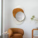 Solistra Amber III Layered Round Mirror 3D Wall Art