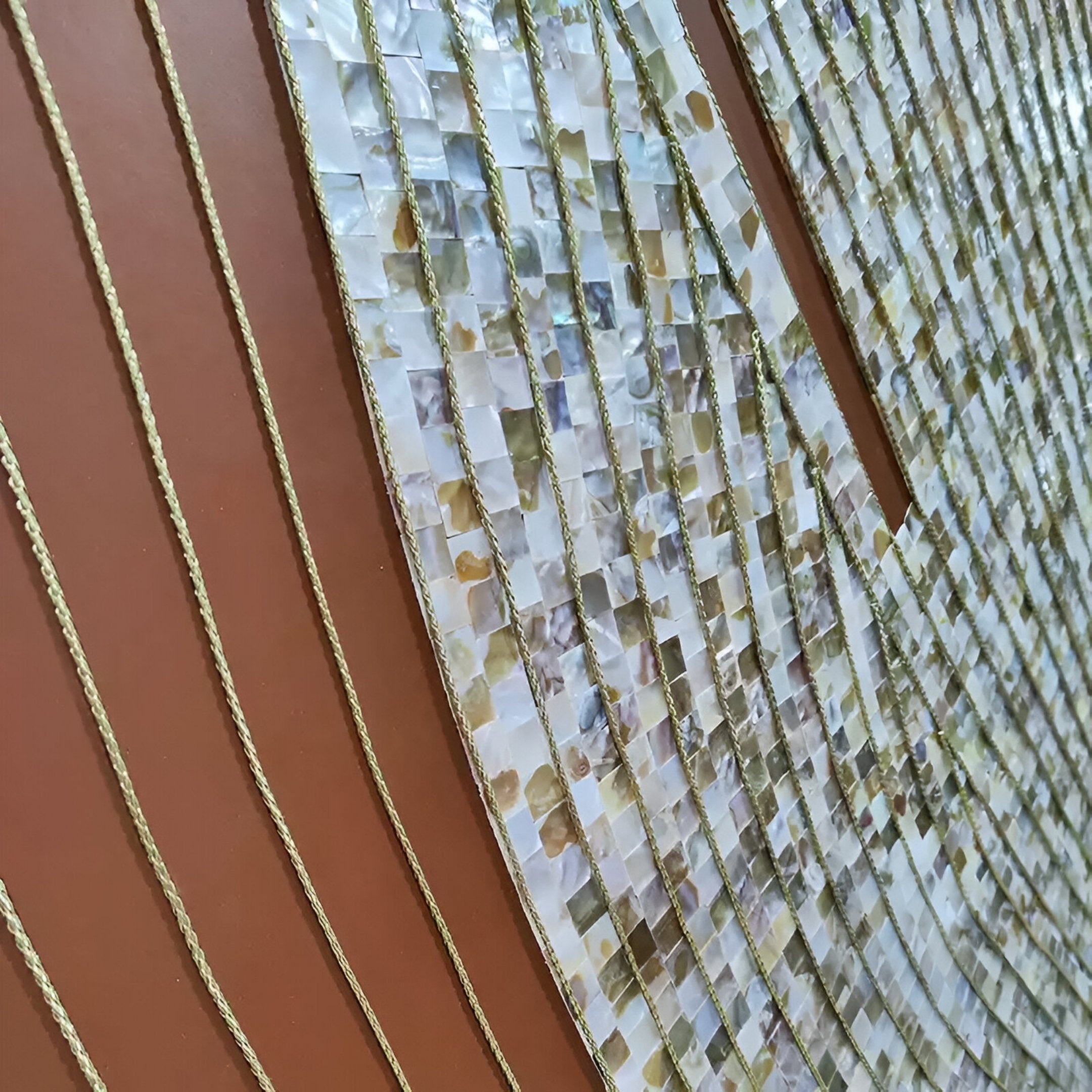 Straterra Shell Mosaic Abstract 3D Wall Art
