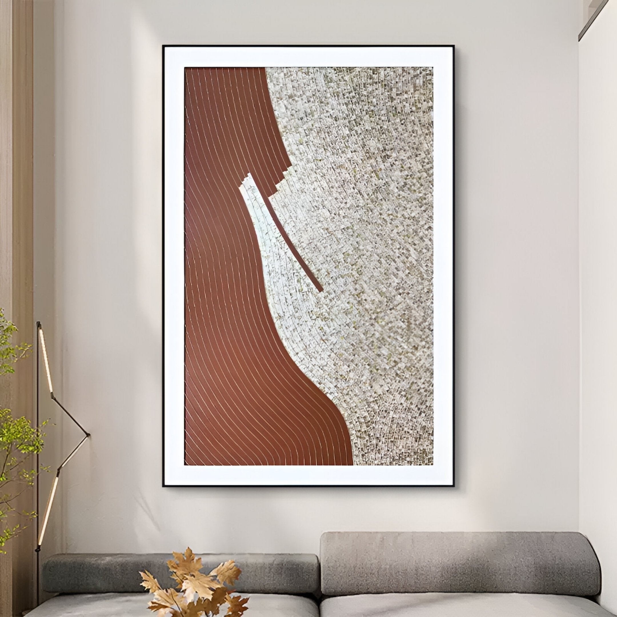 Straterra Shell Mosaic Abstract 3D Wall Art