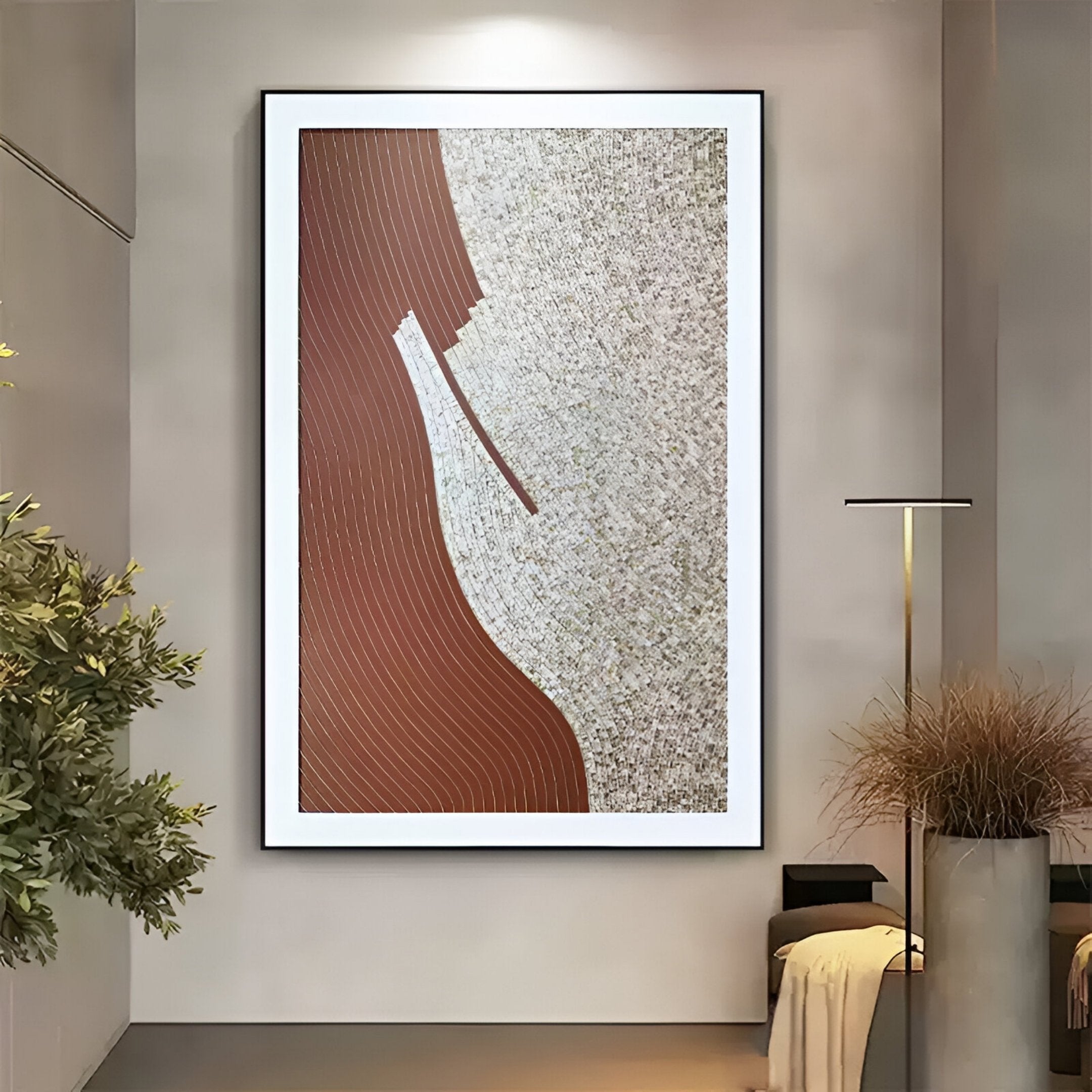 Straterra Shell Mosaic Abstract 3D Wall Art