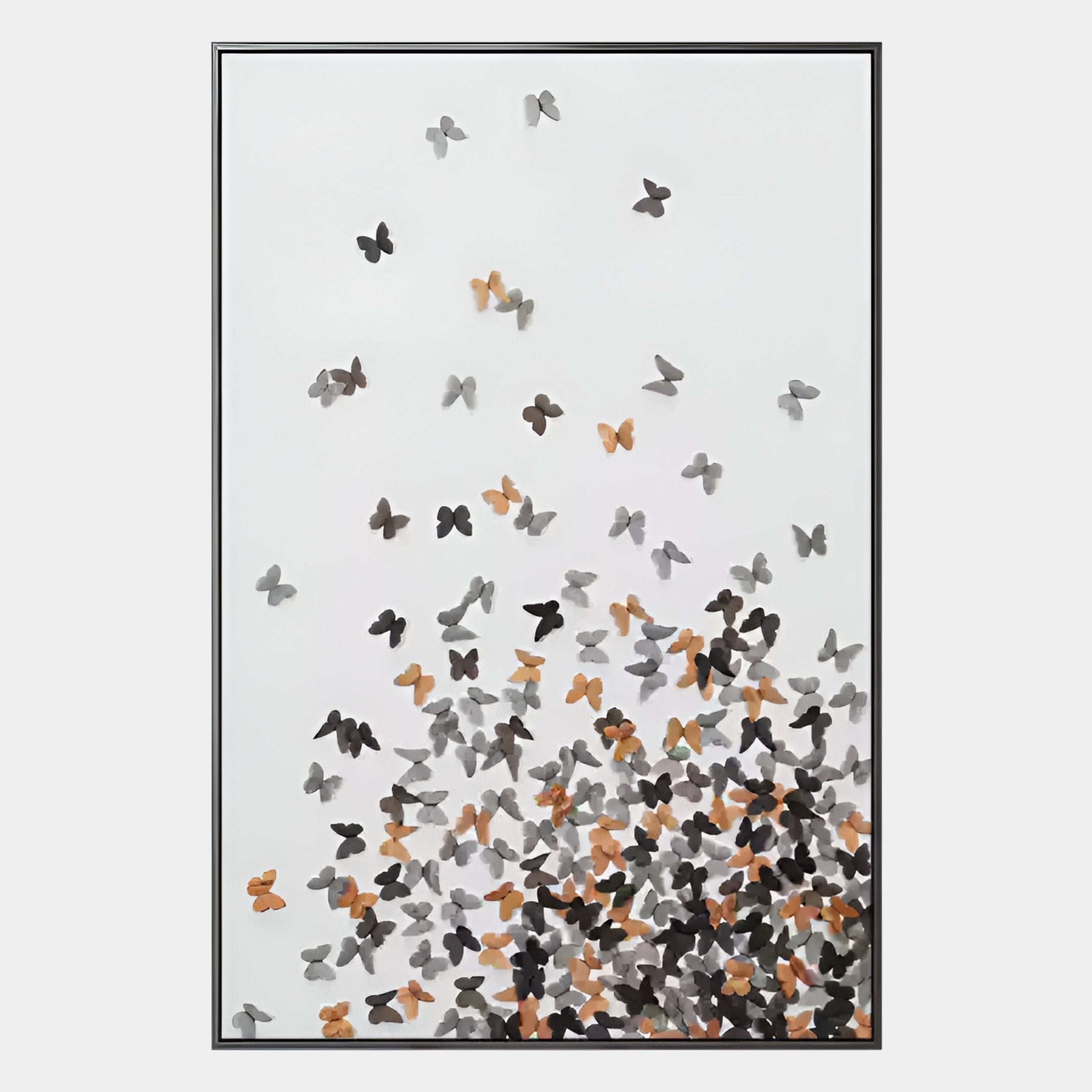 Lepora Monarch Swarm Butterfly 3D Wall Art