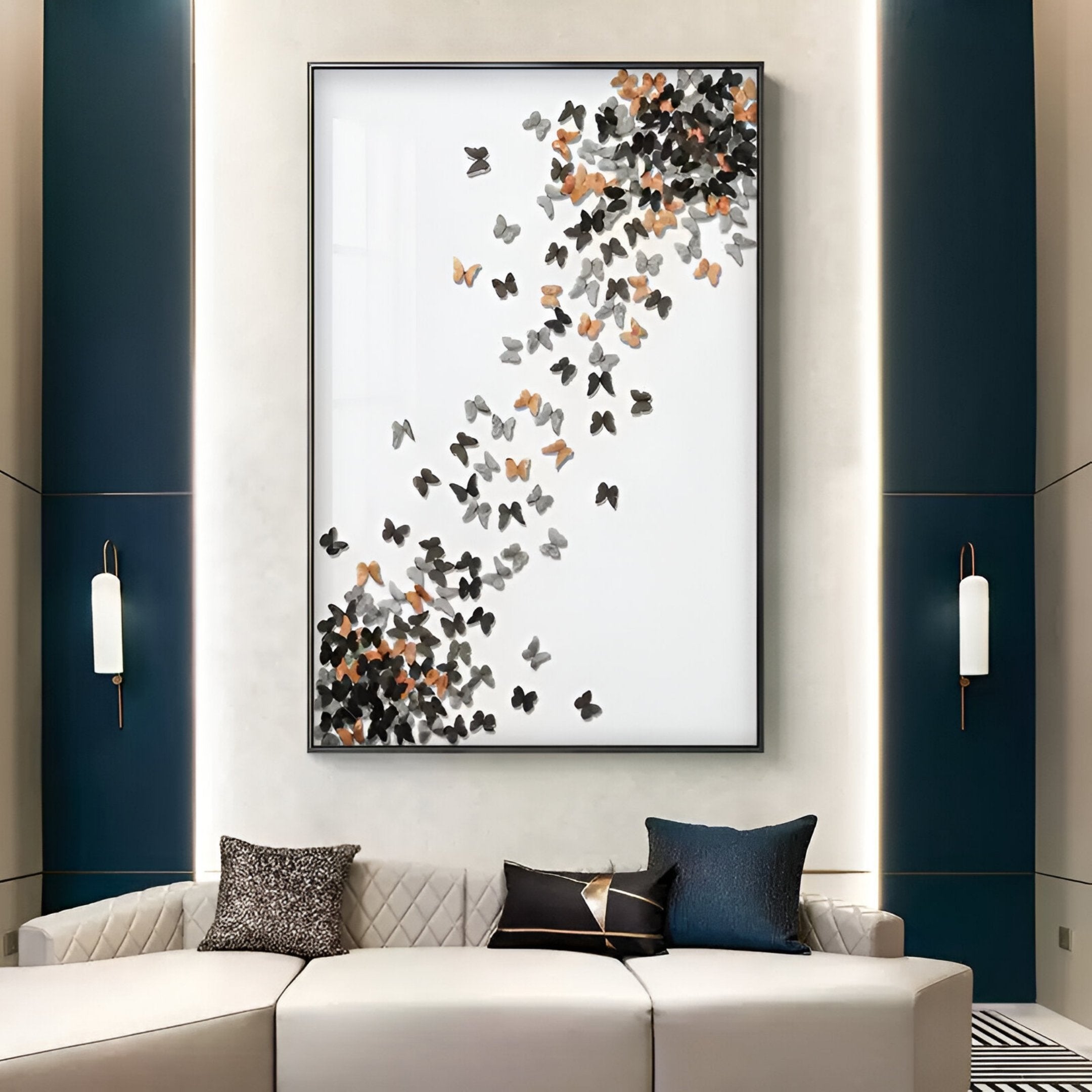 Lepora Drift Flight Butterfly 3D Wall Art