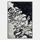 The Nivoria II Black & White Textured Abstract 3D Wall Art by Giant Sculptures features bold, organic forms and layered textures in black, white, and gray—ideal for adding modern depth to your space.