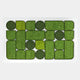 Verdura Modular Green Moss Mosaic 3D Wall Art