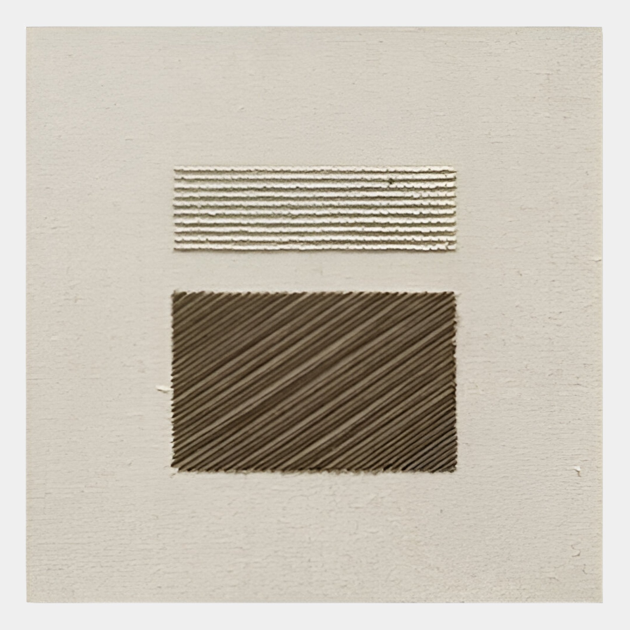 Textura Dual Block Linen Rope 3D Wall Art