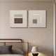 Textura Cream Geometric Linen Thread 3D Wall Art