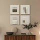 Textura Taupe Fringe Linen Rope 3D Wall Art