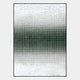 The Gridelle Silver & Green Gradient Grid 3D Paper Wall Art by Giant Sculptures features a grid pattern with a central dark gradient band and textured accents, bringing sleek modern geometric style to your space.