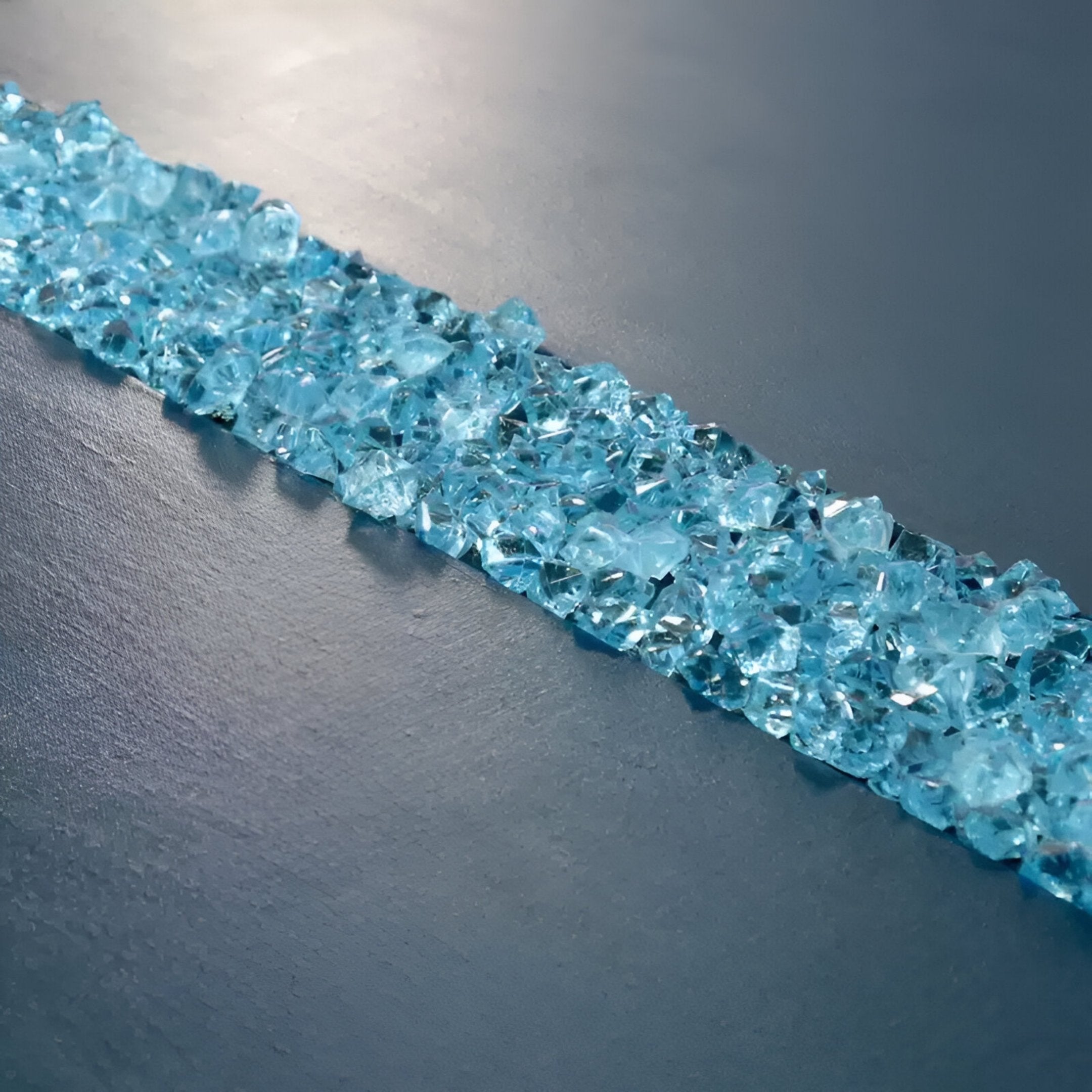 Cryolume Midnight Blue Crystal Inlay 3D Wall Art