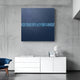 Cryolume Midnight Blue Crystal Inlay 3D Wall Art