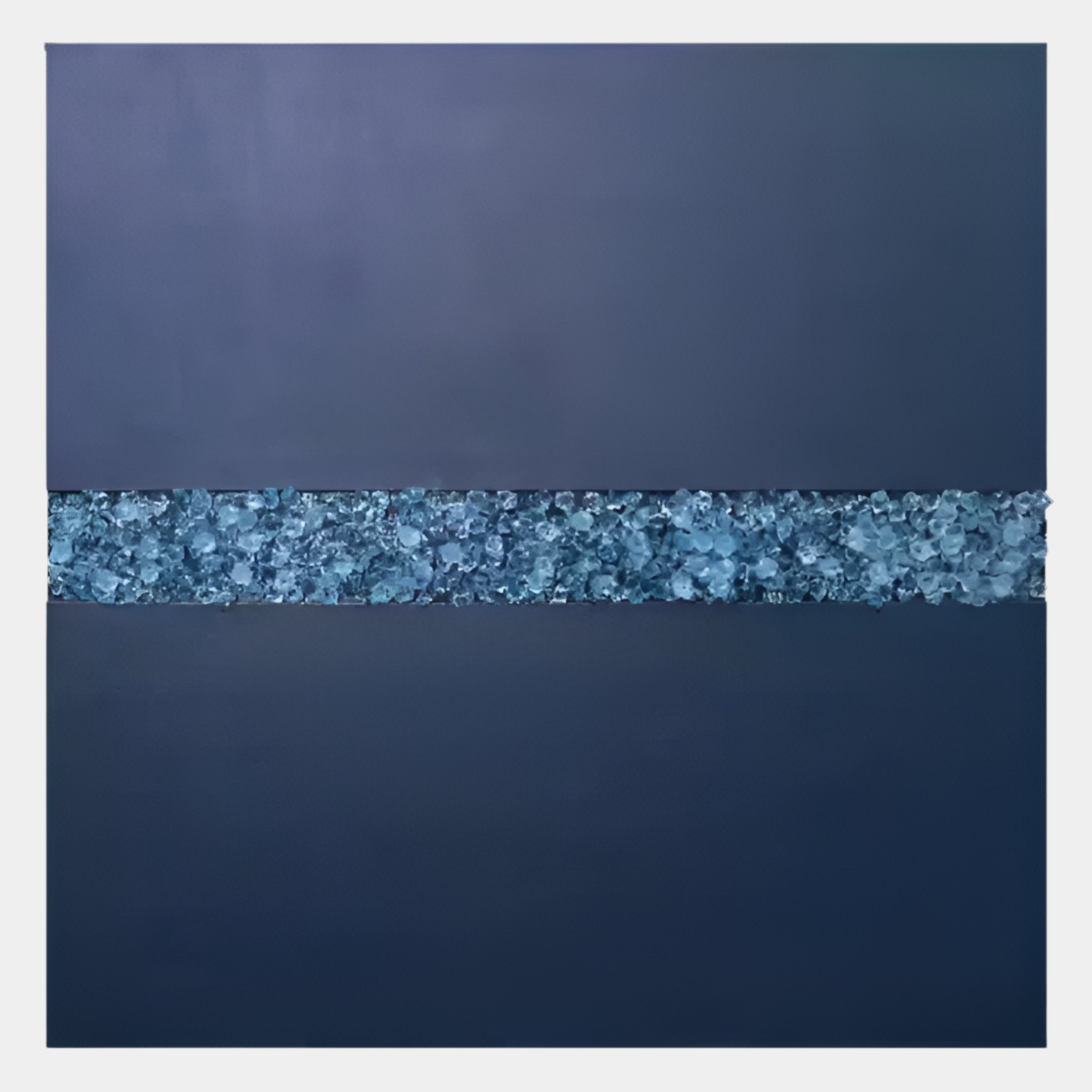 Cryolume Midnight Blue Crystal Inlay 3D Wall Art
