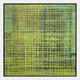 The Vectaryn Green Abstract Embossed Texture 3D Wall Art by Giant Sculptures features intersecting yellow, blue, and green lines on a dark background. Its embossed design adds depth, making it perfect for Nordic interiors or as dramatic wall decor.