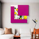 Chromara Magenta & Yellow Sphere Cascade 3D Wall Art