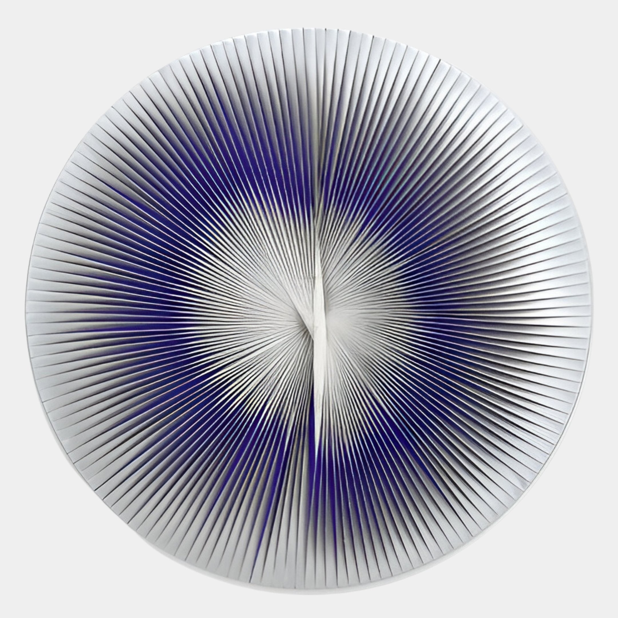 Lustara Violet Gradient Circular Leather 3D Wall Art