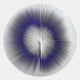 Lustara Violet Gradient Circular Leather 3D Wall Art