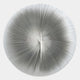 Lustara Silver Gradient Circular Leather 3D Wall Art